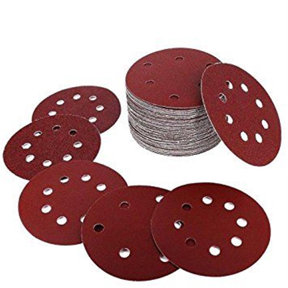 Disques abrasifs auto-agrippants multi-perforations pour ponceuses  excentriques, Ø 125 mm, Pour peinture et vernis, Ponceuse excentrique, Papiers abrasifs et disques abrasifs, Accessoires pour machines, Produits