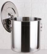 Marmite cuve de brassage en inox avec couvercle faitout 50 litres