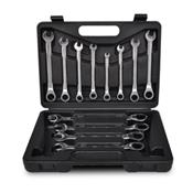 Coffret de 12 clés mixtes à cliquet 6 à 19 mm