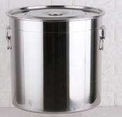 Marmite cuve de brassage en inox avec couvercle faitout 98 litres