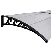 Marquise auvent de porte d'entrée 240 x 100 cm