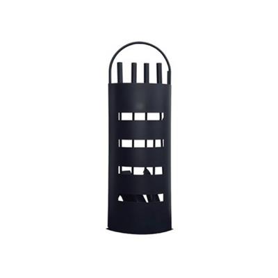 Serviteur de cheminée design moderne 4 accessoires noir