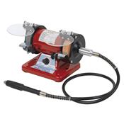 Touret  meuler avec brosse et rallonge flexible