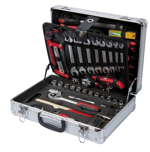 FAMEX 723-47 Boîte à outils complete malette à outils valise coffret  outillage