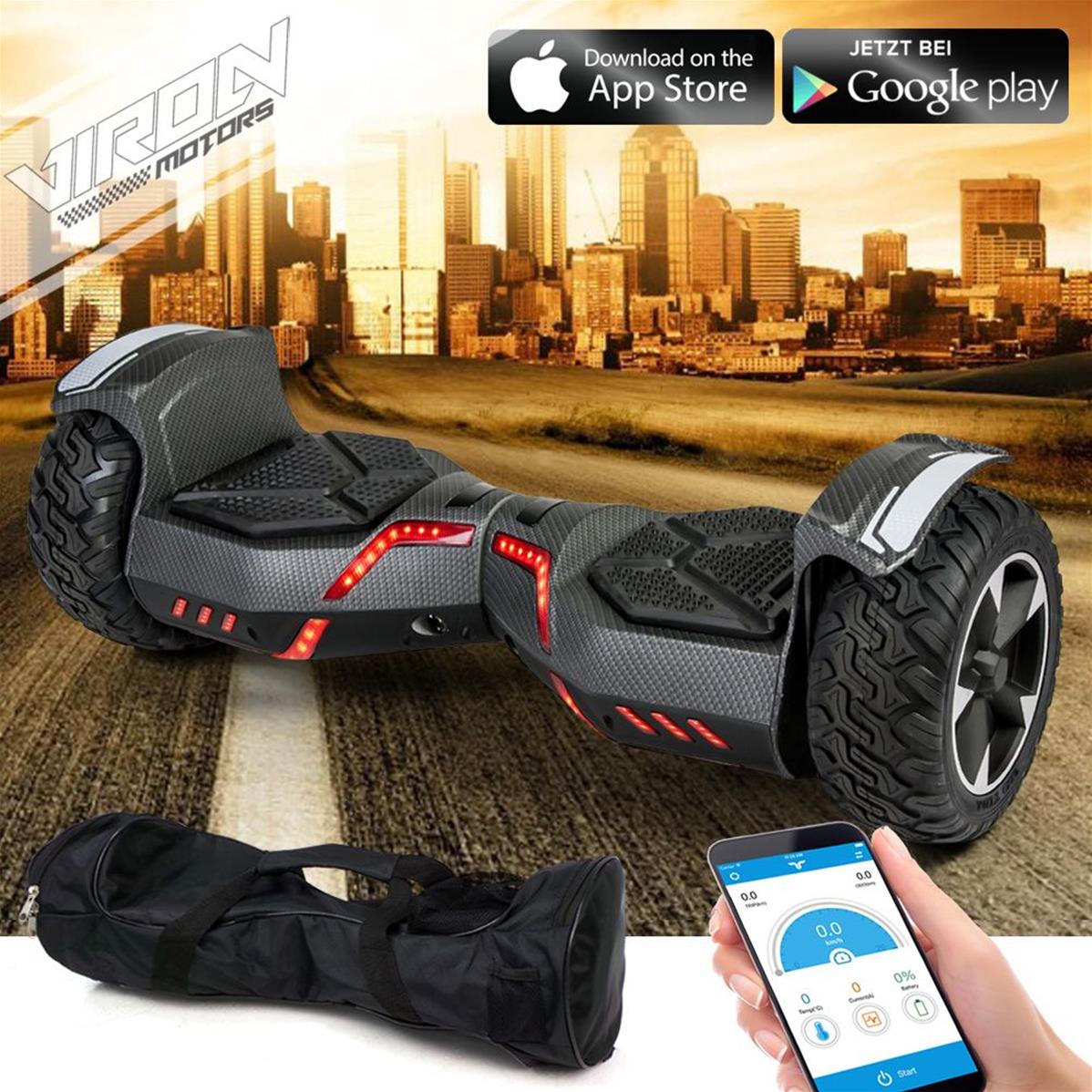 Hoverboard tout-terrain : découvrez le modèle 800W carbon