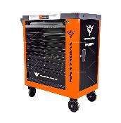 Servante d'atelier 7 tiroirs complète Widmann Max Edition orange