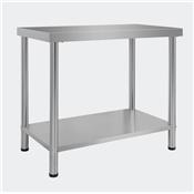 Table inox professionnelle 100 x 60 x 85 cm