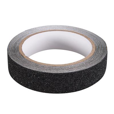 Bande adhésive antidérapante pour marches rouleau 24mm x 5m noir