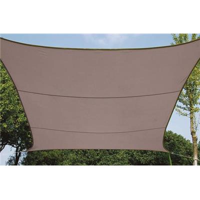 Voile solaire carré - 3.6 x 3.6m taupe