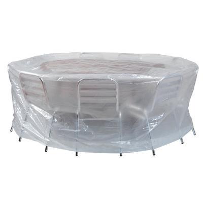 Housse de protection pour table de jardin ronde et chaises 200x80cm
