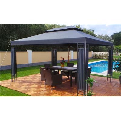 Tonnelle de jardin Swing & Harmonie® 3x4 m anthracite