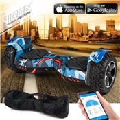 Hoverboard gyropode 800W camo bleu tout-terrain