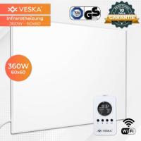 Panneau de chauffage infrarouge Veska de 360 à 1200W