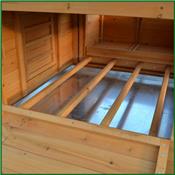 Poulailler bois 4 poules Chocopoulette XXL