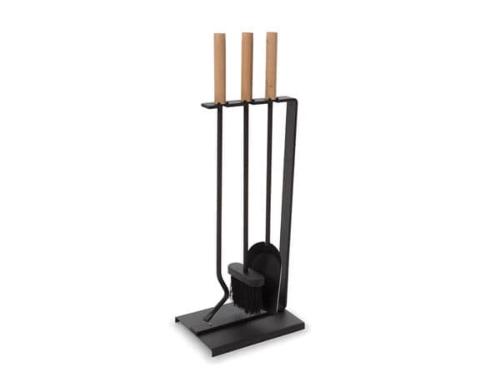 Serviteur de cheminée 3 accessoires fer forgé
