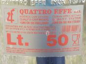 Marmite cuve de brassage inox 100 litres Quattro Effe