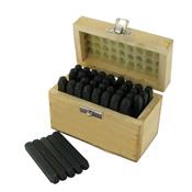 Coffret 36 poinçons à frapper lettres et chiffres 6mm