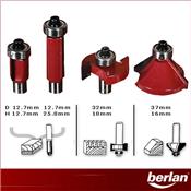 Coffret 20 fraises carbure queue de 8mm pour défonceuse