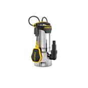 Pompe à eau immergée inox 1100W pour puits eaux chargées Stanley