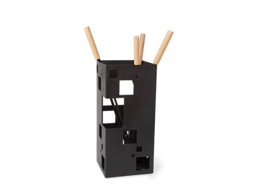 Serviteur de cheminée 4 accessoires fer forgé