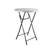 Table pliante haute d'appoint ronde mange debout