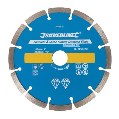 Disque diamant segmenté pour rainureuse béton 150 x 22,2 mm