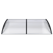 Marquise auvent de porte d'entrée 240 x 100 cm