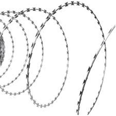 Rouleau de fil barbelé clôture concertina anti-intrusion 100m