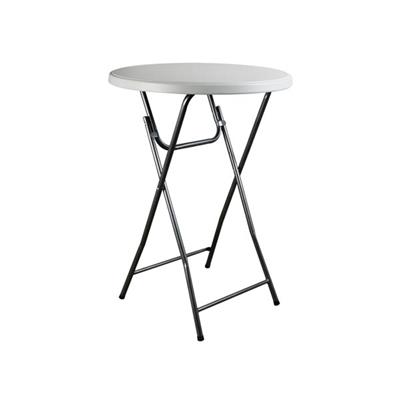 Table pliante haute d'appoint ronde mange debout