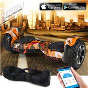 Hoverboard gyropode 800W camo orange tout-terrain