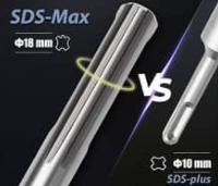 Foret SDS max 35 x 1000 mm en carbure de tungstene pour perforateur