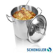Marmite cuve de brassage en inox avec couvercle faitout 21 litres