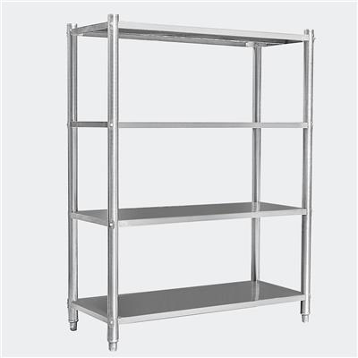 Rayonnage alimentaire inox V2A 4 tablettes