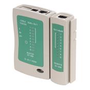 Testeur LAN de connexion pour câbles RJ11 et RJ45
