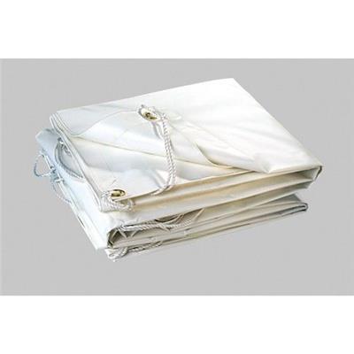 Bâche de protection de jardin 2x3 m PVC blanc 300gr/m²