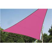 Voile d'ombrage triangulaire 3.6 x 3.6 x 3.6m fuchsia