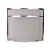 Pare-feu barrière pour cheminée 72 x 63cm design inox