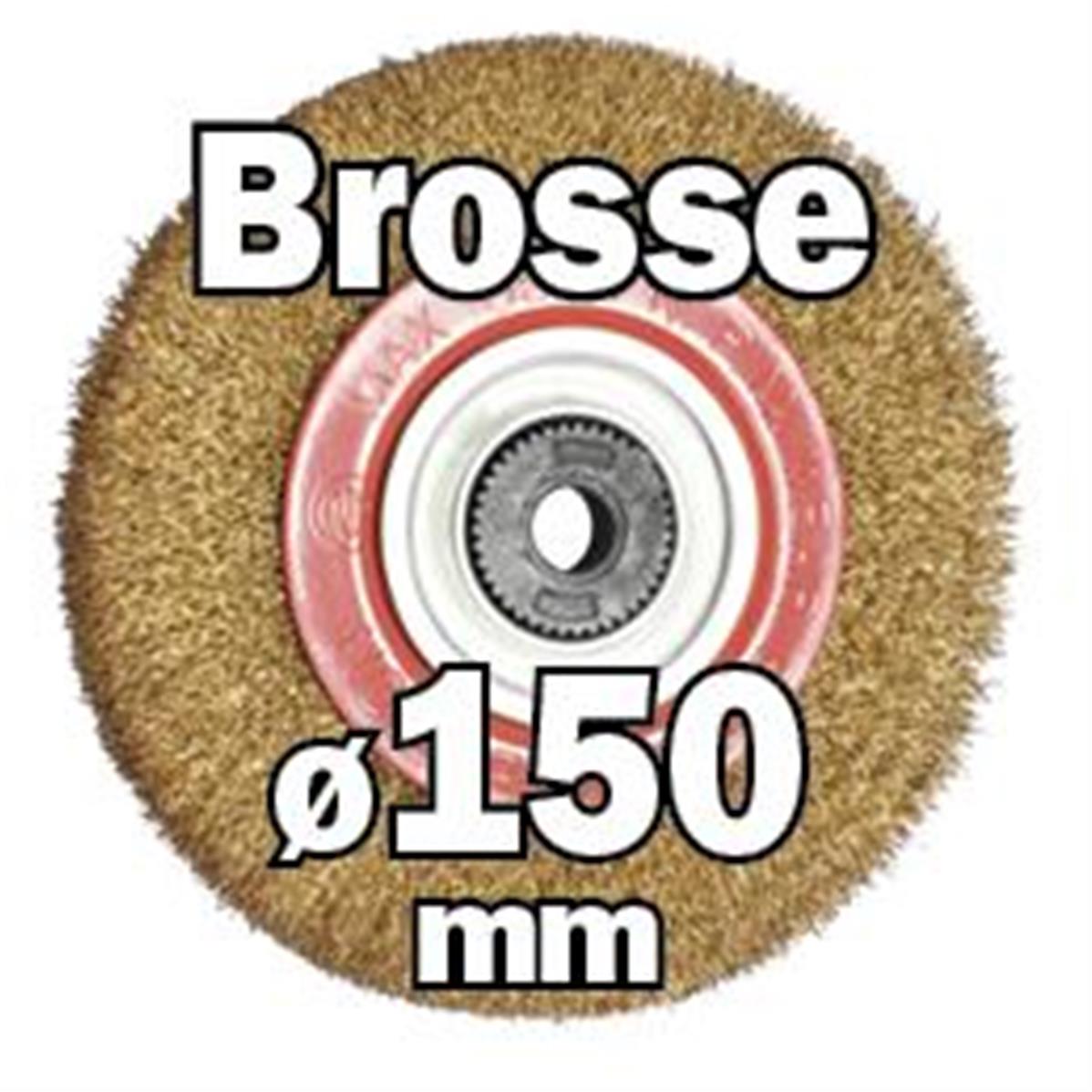 Touret à meuler avec brosse