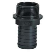 Raccord cannelé mâle. Ø 40 (1“1/2) pour pompe piscine