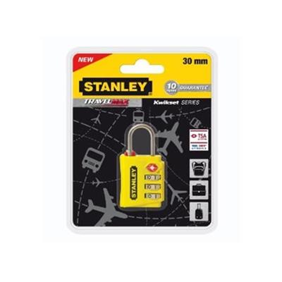 Cadenas jaune à code approuvé TSA Stanley