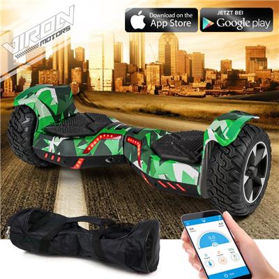 Hoverboard gyropode 800W camo vert cross tout-terrain