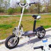 Trottinette électrique tout terrain Viron 1000W blanche