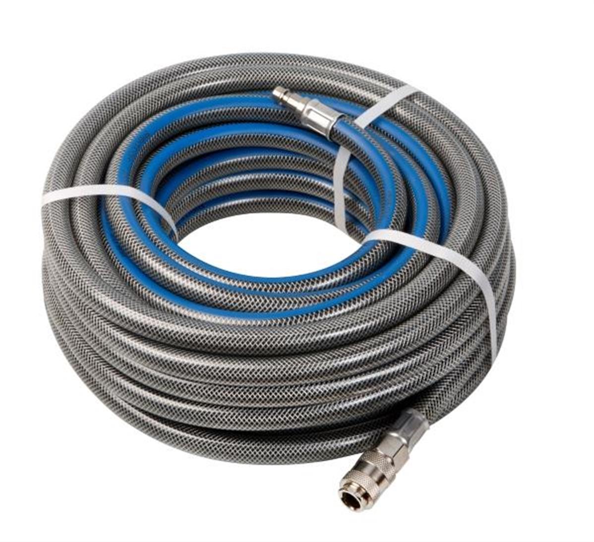 Tuyau D'air à Enroulement Automatique 1/4" X 10 Pieds – Flexible PU 120 PSI, Léger, Idéal Compresseur
