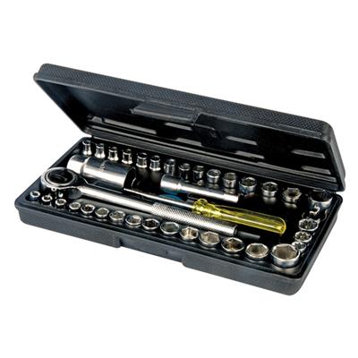 Coffret clé à cliquet et douilles 40 pièces