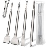 Jeu de 4 burins SDS Plus 250 mm