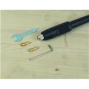 Touret à meuler avec brosse et rallonge flexible