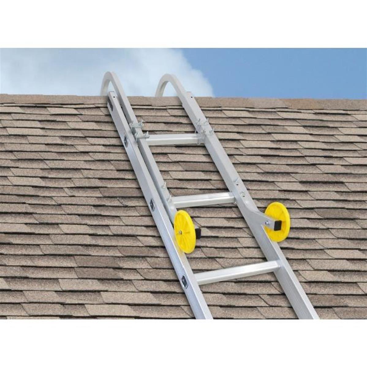 Crochet de faîtage en aluminium pour échelle de toit