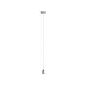 Suspension design Vellight grise ampoule filaments led 12,5mm bubble